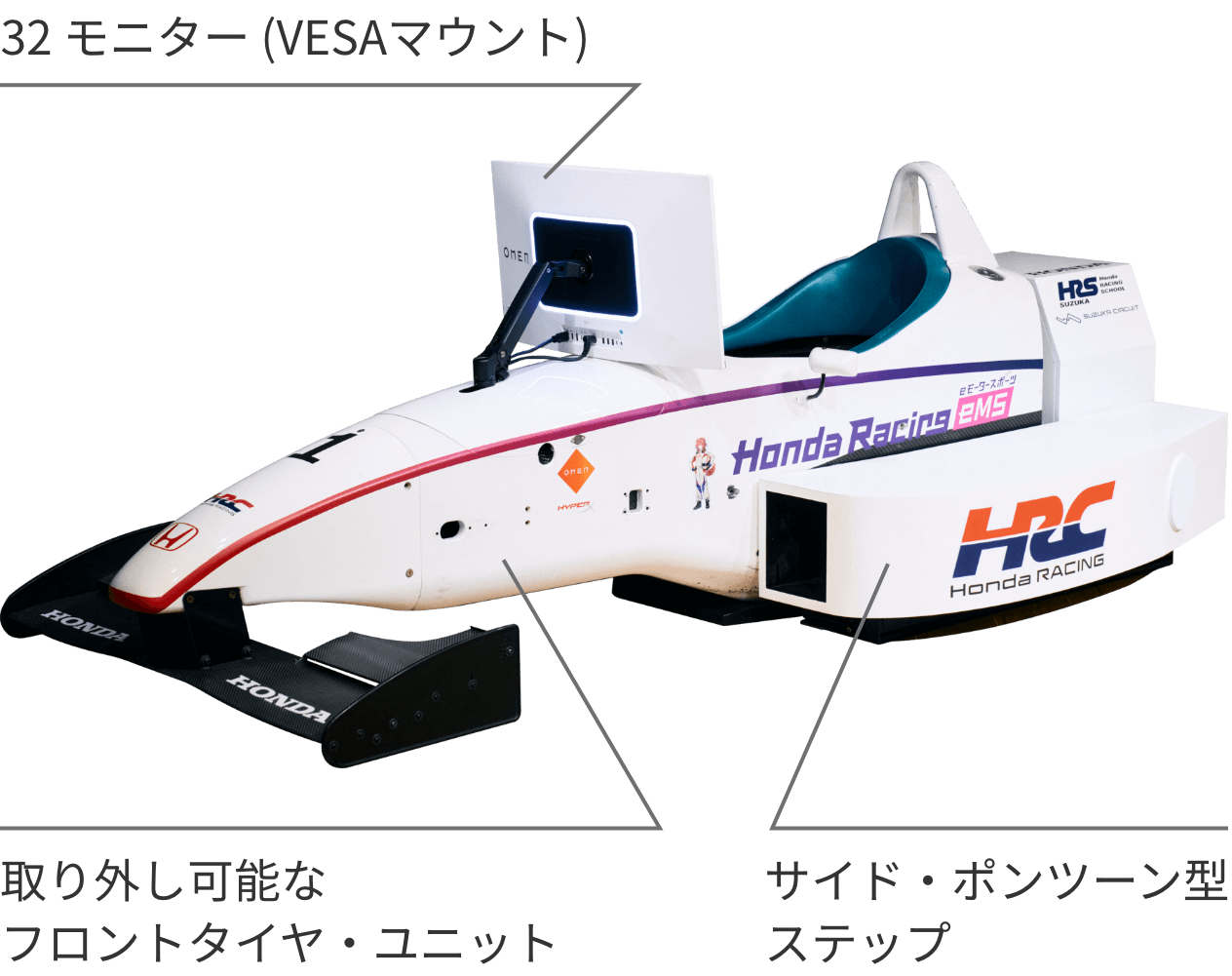 REAL-CHASSIS FORMULA COCKPIT