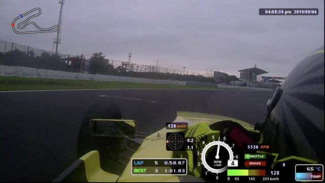 筑波スーパーFJ走行 | 株式会社ゼンカイレーシング|レーシングシミュレーターの開発・ハンコン販売